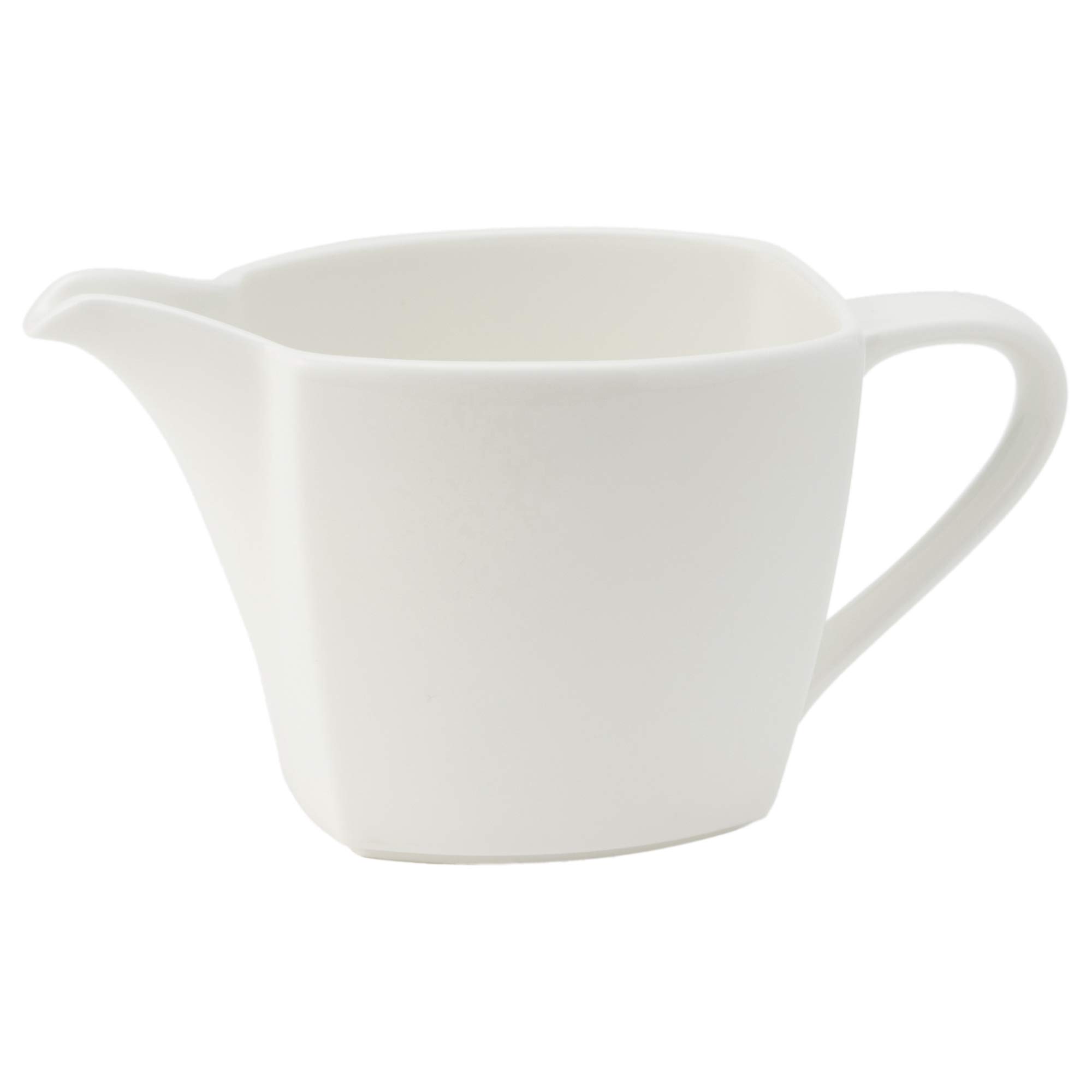Narumi 50827-4585 White Opera Creamer - 6.1 fl oz (170 ml) Microwave Safe Porcelain Pitcher - Perfect for Coffee, Tea & Milk Serving at Home or Cafes