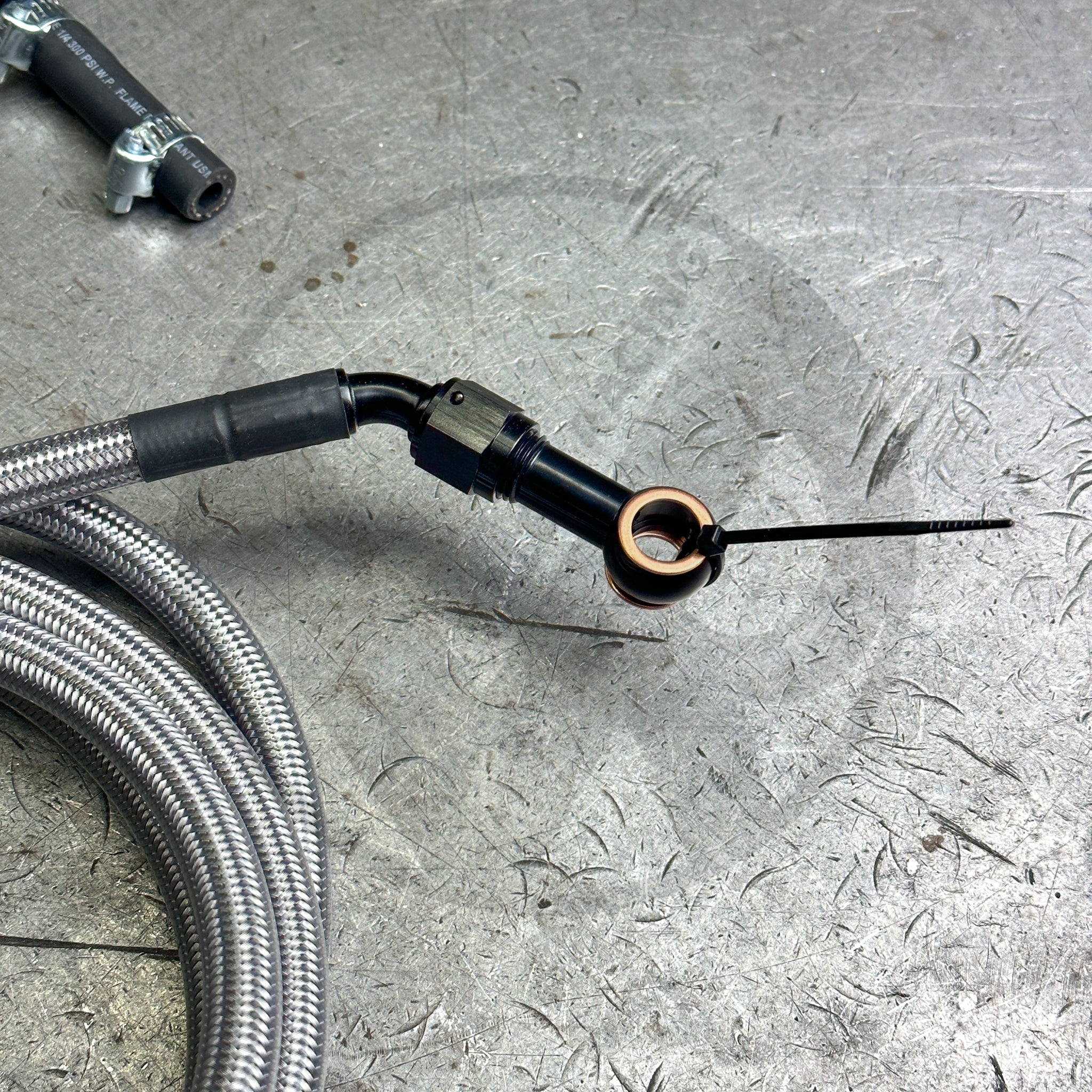 Honda Civic 92-95 E85 Compatible Stainless Steel Fuel Lines Kit - 6AN Bolt-On Upgrade for Performance & Durability | Perfect for Racing, Engine Swaps & Fuel System Upgrades