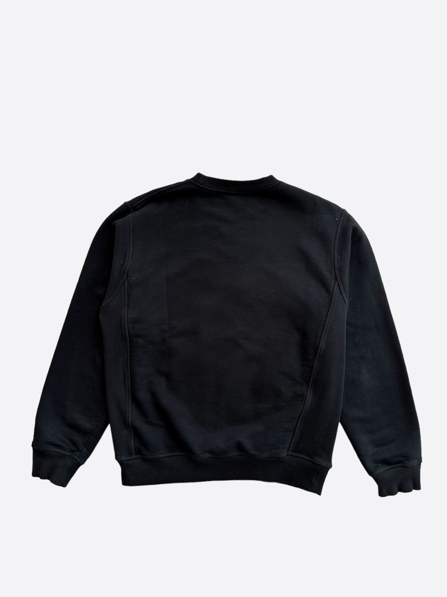 Dior Kenny Scharf Black & Blue Embroidered Logo Sweater for Men | Luxury Designer Knitwear | Perfect for Casual Wear & Street Style Fashion