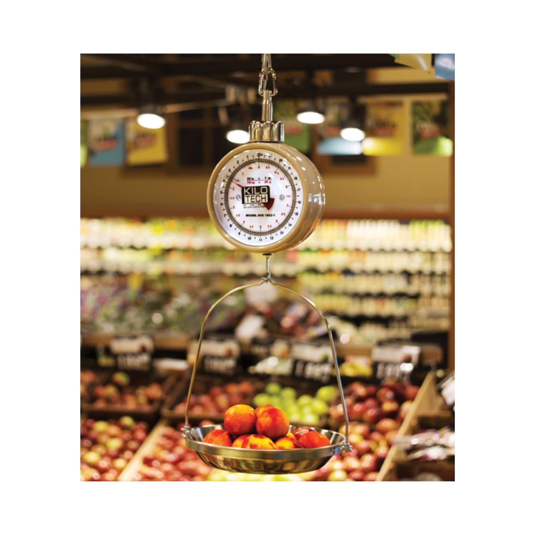 Kilotech KHS 1022 Digital Hanging Scale - 7 Inch Dial with 1000lb Capacity - Perfect for Shipping, Farming, and Industrial Weighing Needs