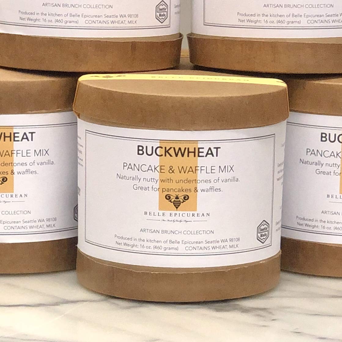 Organic Buckwheat Pancake & Waffle Mix - Gluten Free, Non-GMO, Vegan Breakfast Mix for Healthy Homemade Pancakes & Waffles - Perfect for Family Brunch, Camping & Quick Breakfast