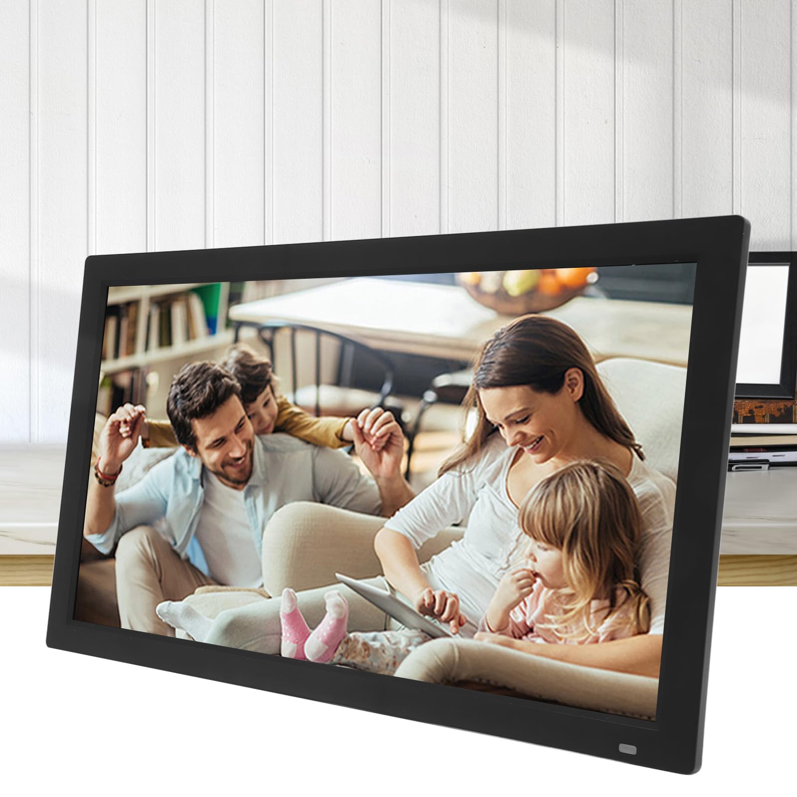 32GB Digital Picture Frame, 21.5 Inch Large HD Digital Photo Frame with 1920x1080 FHD Display & Remote Control - Electronic Picture Frame for Home Decor, Gift, Office, Wedding, Christmas (UK Plug) - Perfect for Displaying Family Photos and Digital Art