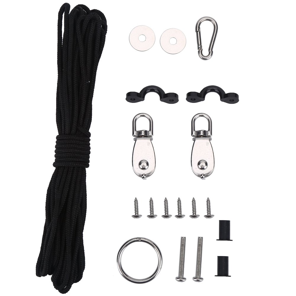 Zyyini Kayak Lift Hoist - Heavy Duty Kayak & Canoe Anchor Trolley System for Secure Boat Anchoring | Perfect for Fishing, Camping & Water Sports Accessories
