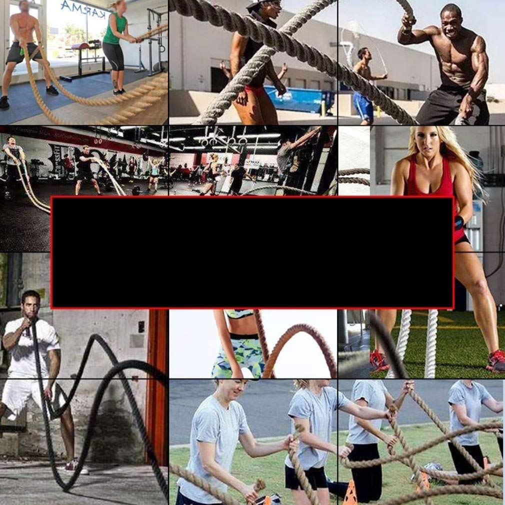 XHP Heavy Duty Tug of War Rope - 20M Linen Rope for 15-50 People Team Building, Gym Fitness, Outdoor Games & School Events - Perfect for Adults & Kids Strength Training, Field Day Activities & Group Exercises (Color: B-20M)