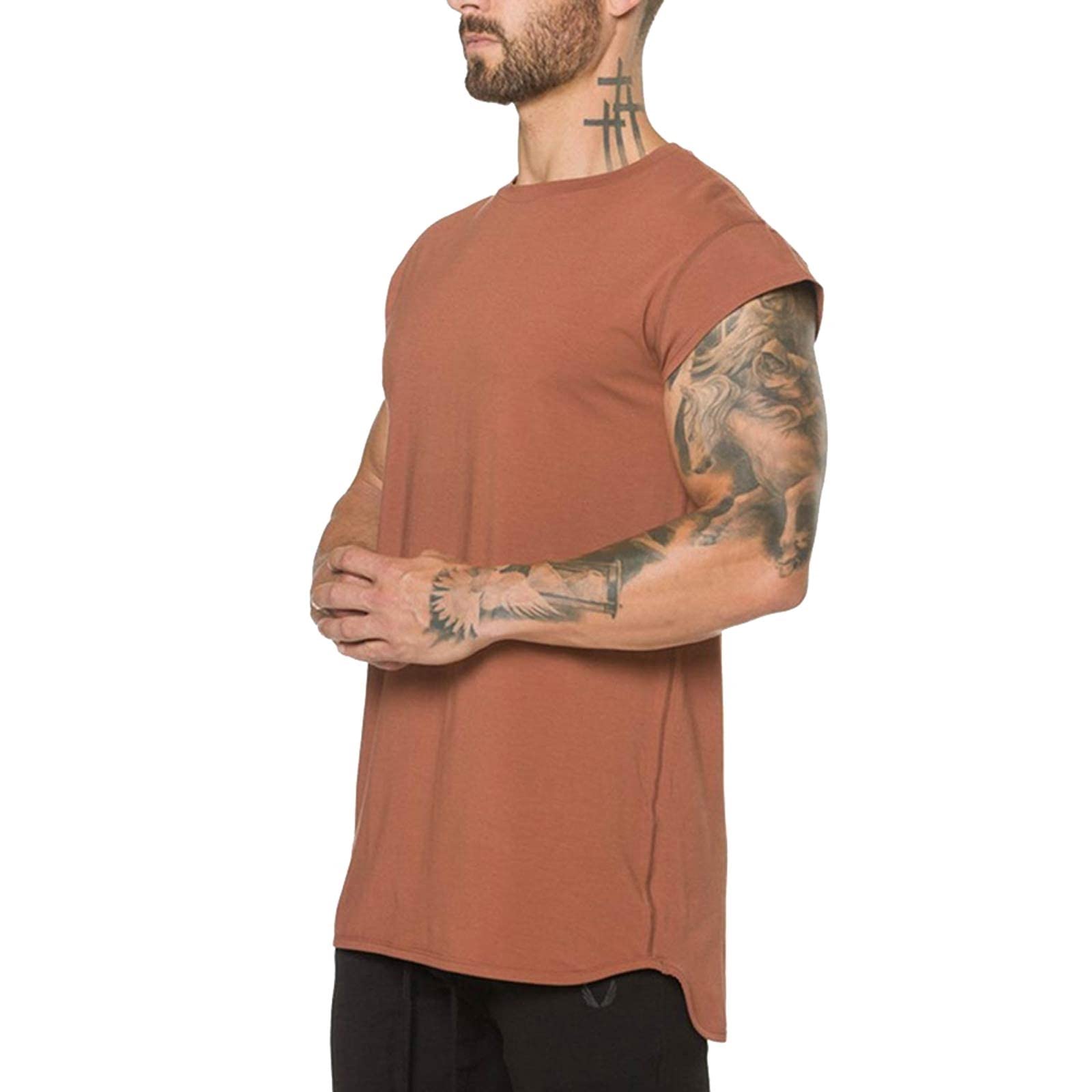 Men's Compression Muscle T-Shirt - Workout Shirt, Athletic Baselayer Top, Short Sleeve Shapewear for Gym, Running & Fitness Training