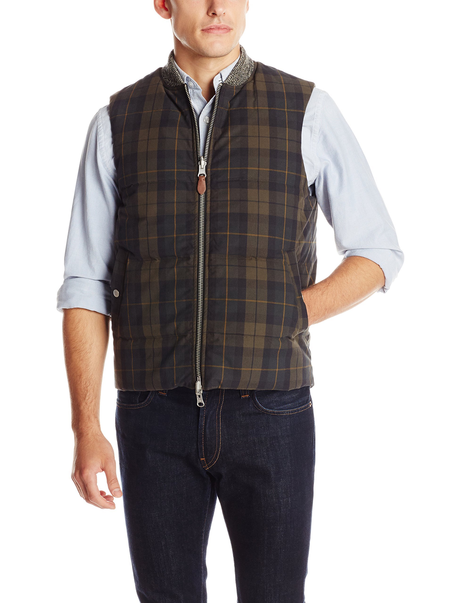 Jack Spade Dalton Reversible Down Vest for Men - Outdoor & Travel