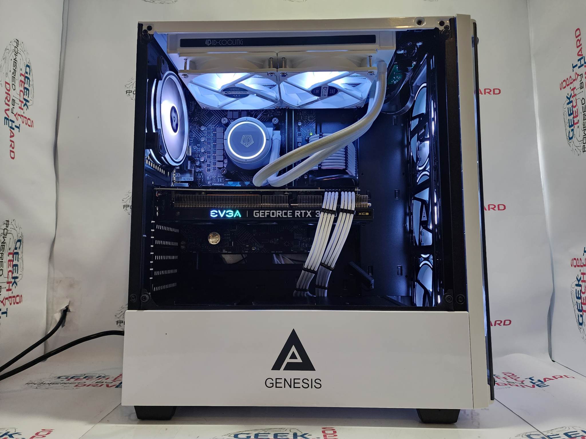 Pinnacle High-Performance Gaming Desktop PC - 12th Gen Intel i5 6-Core, 1TB SSD, RTX 3080 Ti, Liquid Cooling, WiFi 6, White | Ultimate Gaming & Streaming Setup for Esports & Content Creation