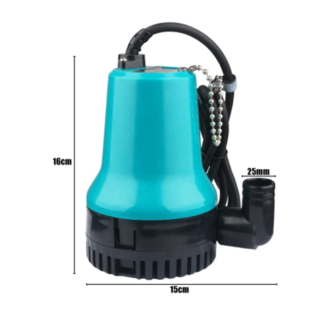 50W 4500L/H 5M DC 12V/24V Brushless Solar Water Pump - Submersible Fountain & Irrigation Pump for Fish Ponds, Hydroponics, Garden Water Circulation (Ideal for Outdoor Solar Power Systems)