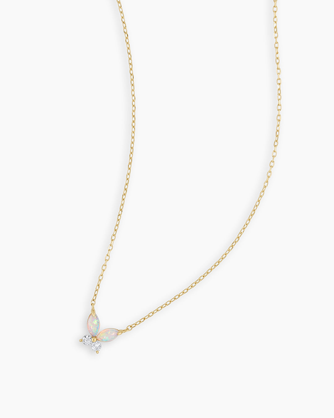 Opal Butterfly Necklace - Elegant Sterling Silver Jewelry for Women, Perfect Gift for Birthday, Anniversary & Valentine's Day | Ideal for Everyday Wear & Special Occasions