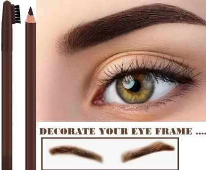 Natural Eyebrow Pencil for Effortless Makeup - Waterproof & Long-Lasting Eyebrow Makeup Kit (Brown) - Perfect for Daily Use, Professional Makeup & Special Occasions