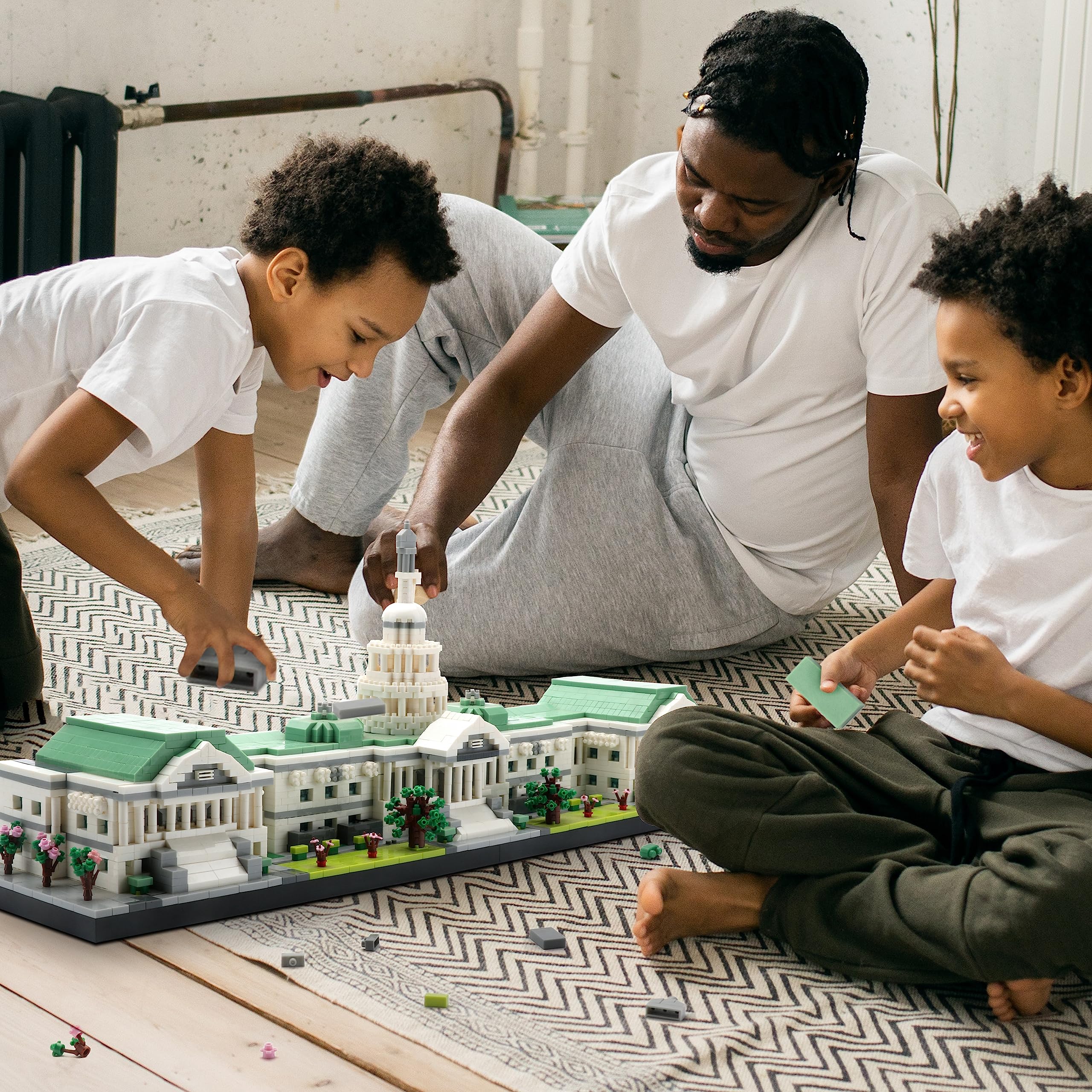 KLMEi Micro Mini Blocks - 3630 PCS United States Capitol Building Model Kit for Adults (14+) | Collectible Architecture Set for Display & Gift Giving
