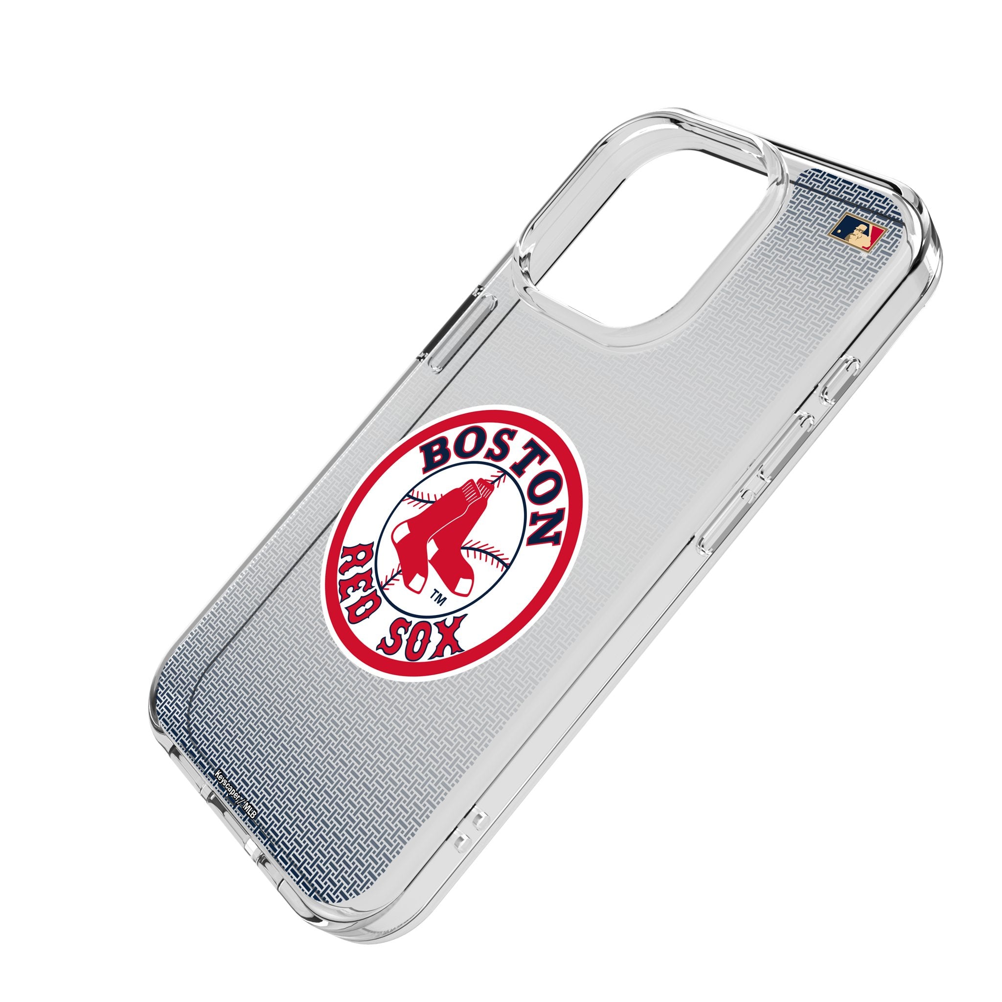 Boston Red Sox 1976-2008 Cooperstown Collection Linen Clear Phone Case for Apple iPhone - Perfect for Baseball Fans & iPhone Protection at Games, Work, or Daily Use