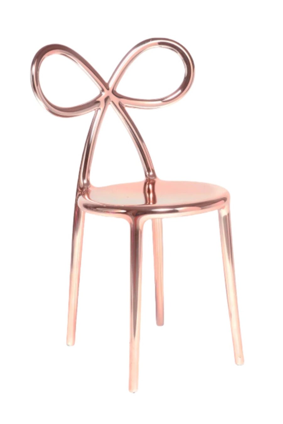 Qeeboo Ribbon Chair - Modern Metal Accent Chair for Living Room, Bedroom & Office Decor | Stylish Seating for Home & Commercial Spaces