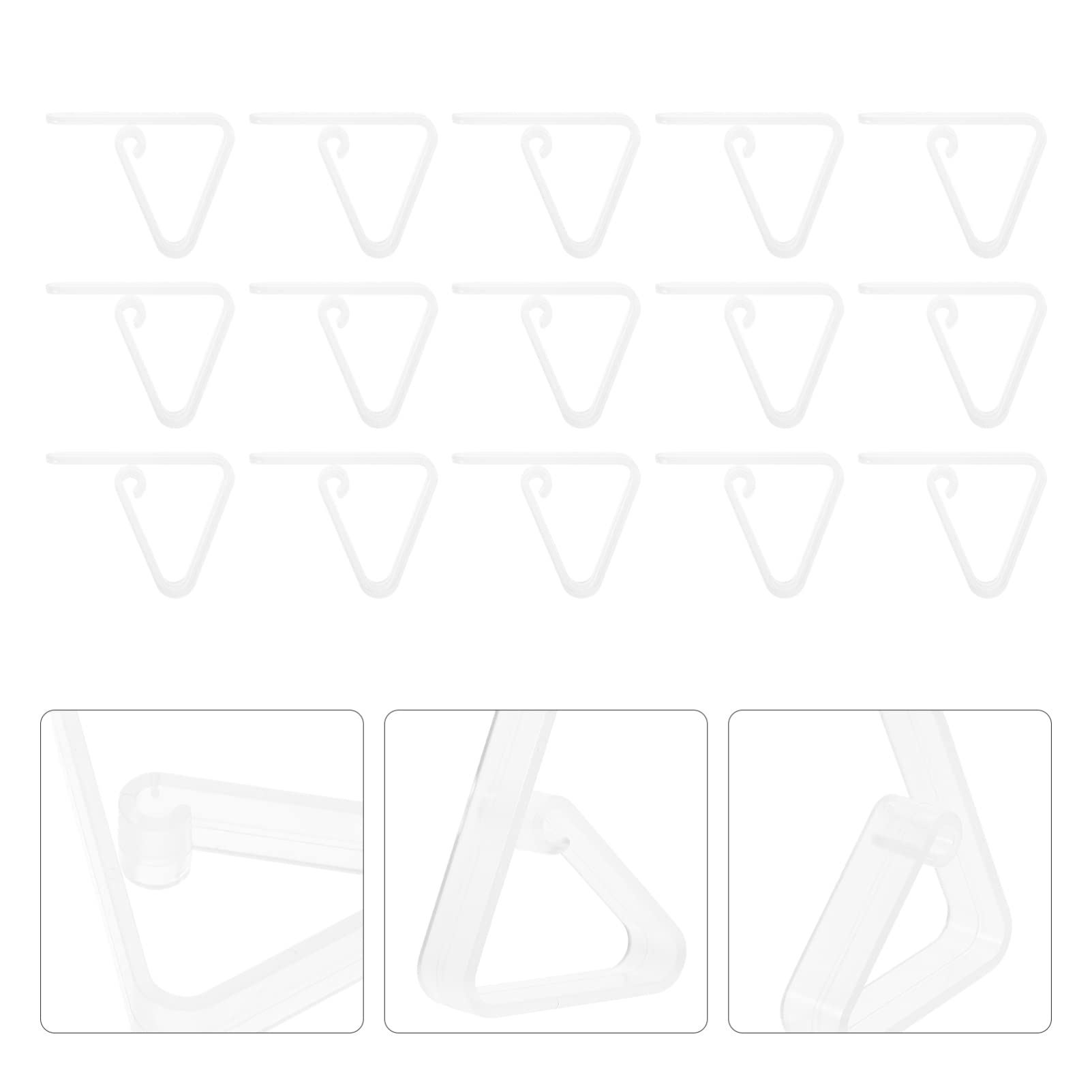 50 Pack Heavy Duty Tablecloth Clips for Outdoor Picnic - Secure Table Cover for Thick Tables, Plastic Tablecloth Holder Clamps for Camping, BBQs, and Parties - Durable Household Table Runner Fasteners