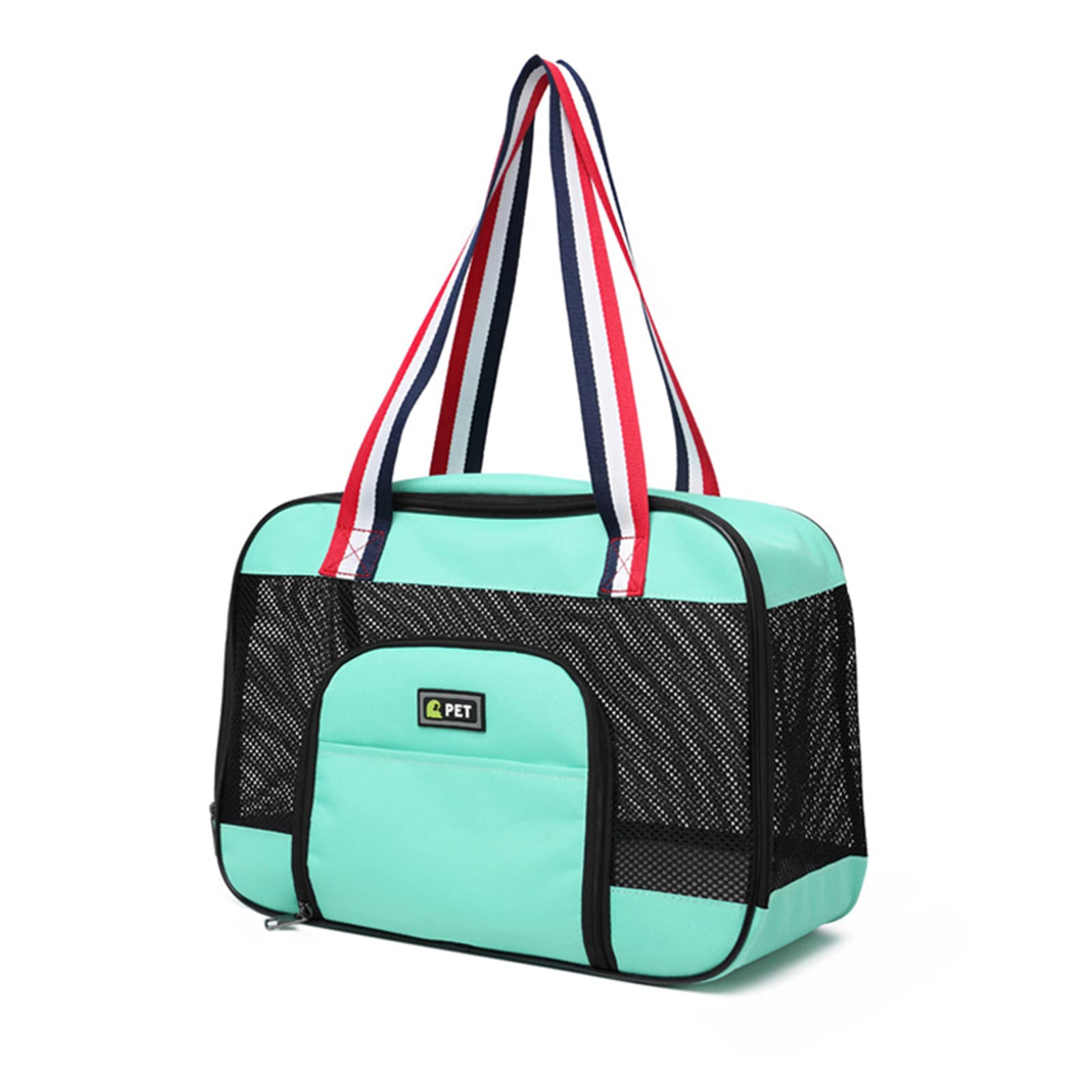 Foldable Travel Pet Carrier Purse - Lightweight Polyester Tote for Small Dogs & Cats - Perfect for Airplane, Car Rides & Outdoor Adventures