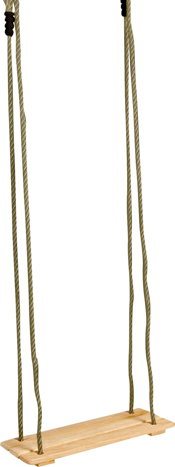 Small Foot Brettschaukel aus Holz – Indoor & Outdoor Schaukel bis 100 kg, ab 3 Jahren, Farbe Madera, Ideal für Garten, Terrasse & Kinderzimmer (Legler OHG 2020147)