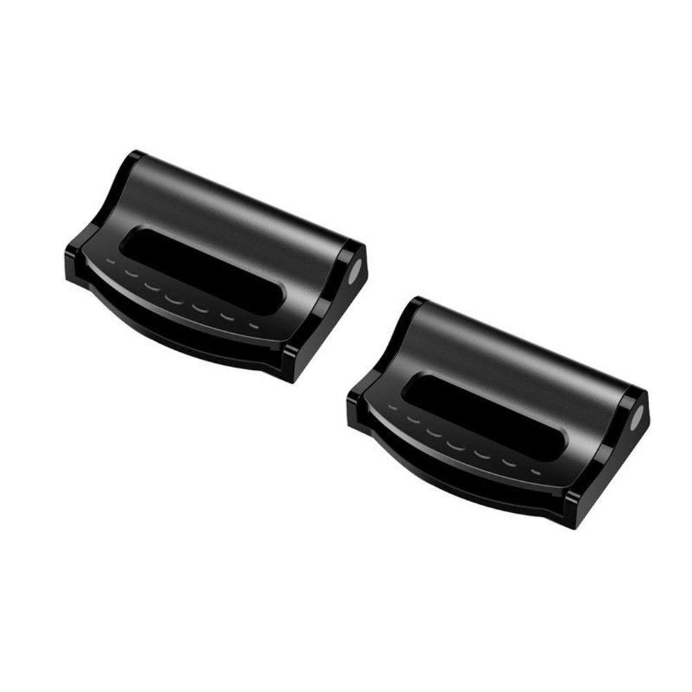 Universal 2-Pack Adjustable Car Seat Belt Clips - Safety Buckle Stopper for Child & Pet Protection - Durable Plastic Auto Interior Accessories (Ideal for Road Trips & Family Travel)