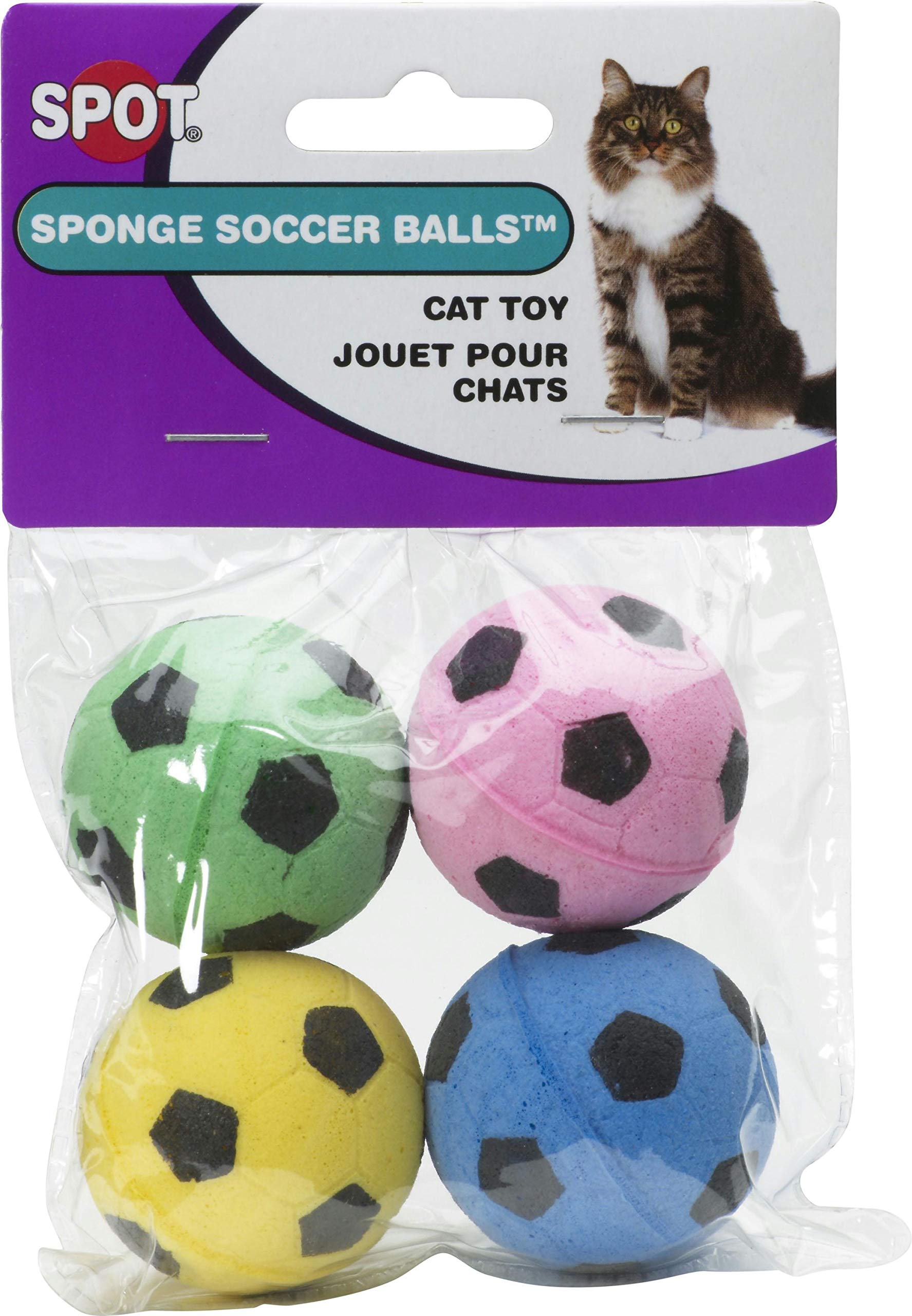 Eco-Friendly Sponge Soccer Balls 4-Pack - Soft & Safe for Kids Indoor/Outdoor Play, Team Sports, Birthday Gifts & School Activities