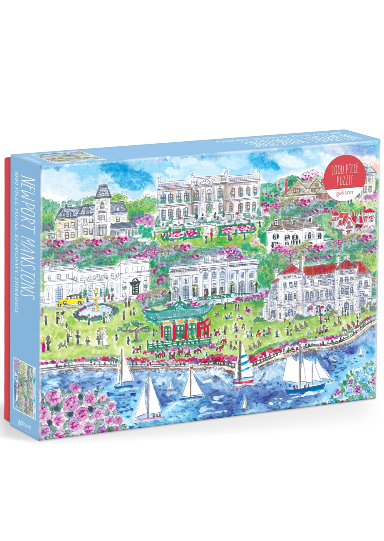 Newport Mansions 1000-Piece Jigsaw Puzzle | Historic Architecture Puzzle for Adults & Teens | Perfect for Family Game Night & Relaxation