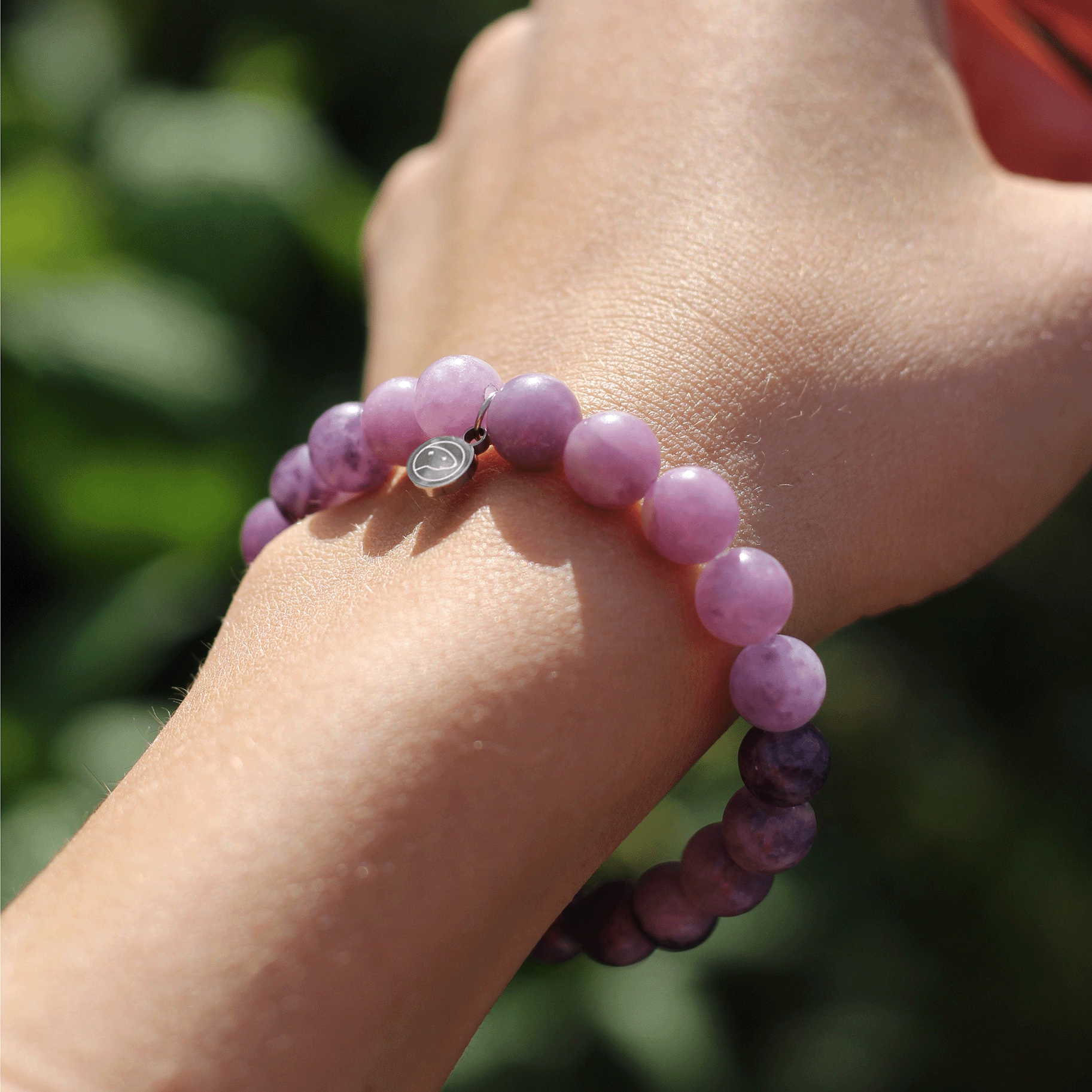 Natural Lepidolite Bracelet for Women - Healing Crystal Jewelry for Stress Relief & Emotional Balance | Perfect for Meditation, Yoga & Spiritual Healing