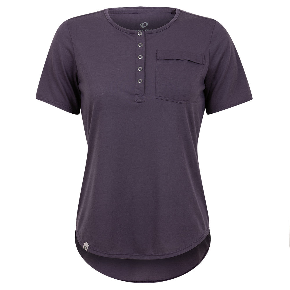 Women's Rove Tech Henley Long Sleeve Shirt - Moisture Wicking & Breathable Activewear for Hiking, Yoga & Outdoor Adventures