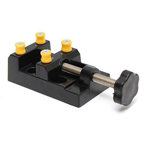 Mini Table Vise Clamp - Small Bench Vice for Jewelry Making, Walnut Repair, DIY Sculpture & Wood Carving - Perfect for Crafting, Model Building & Workshop Projects