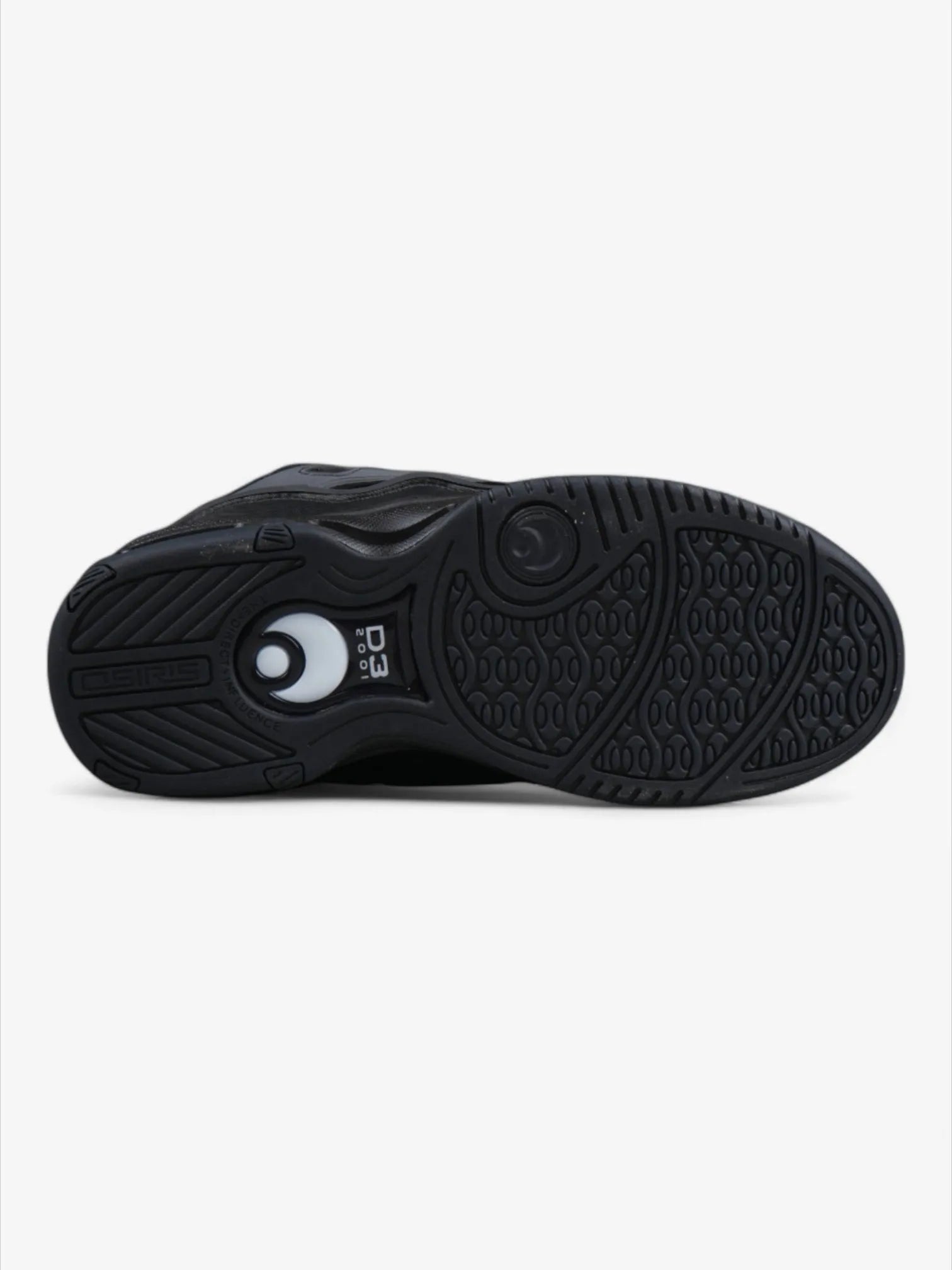 Osiris D3 2001 Black Skate Shoes - Men's Retro Skateboarding Sneakers for Street Style & Extreme Sports