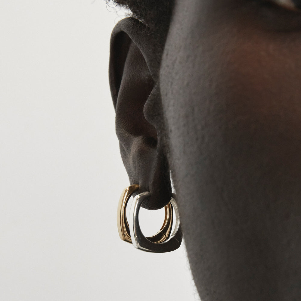 Silver Midi Square Edge Embroidery Hoops - Perfect for Cross Stitch, Needlework & DIY Craft Projects