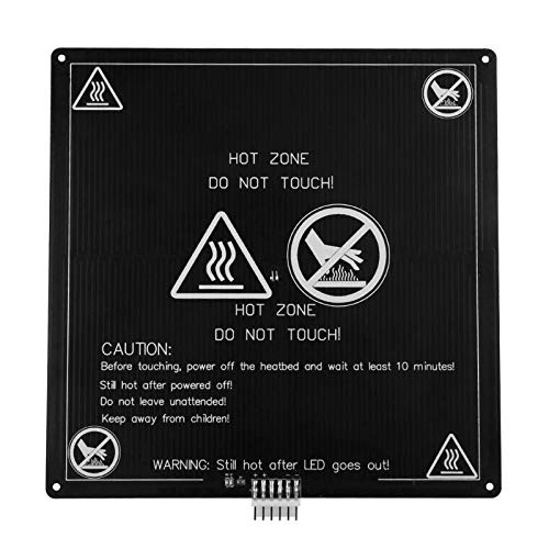 MK3 Heated Bed 12V 220x220x3mm - Aluminum Plate PCB Heatbed for 3D Printers | Perfect for DIY Printing, Repairs & Upgrades