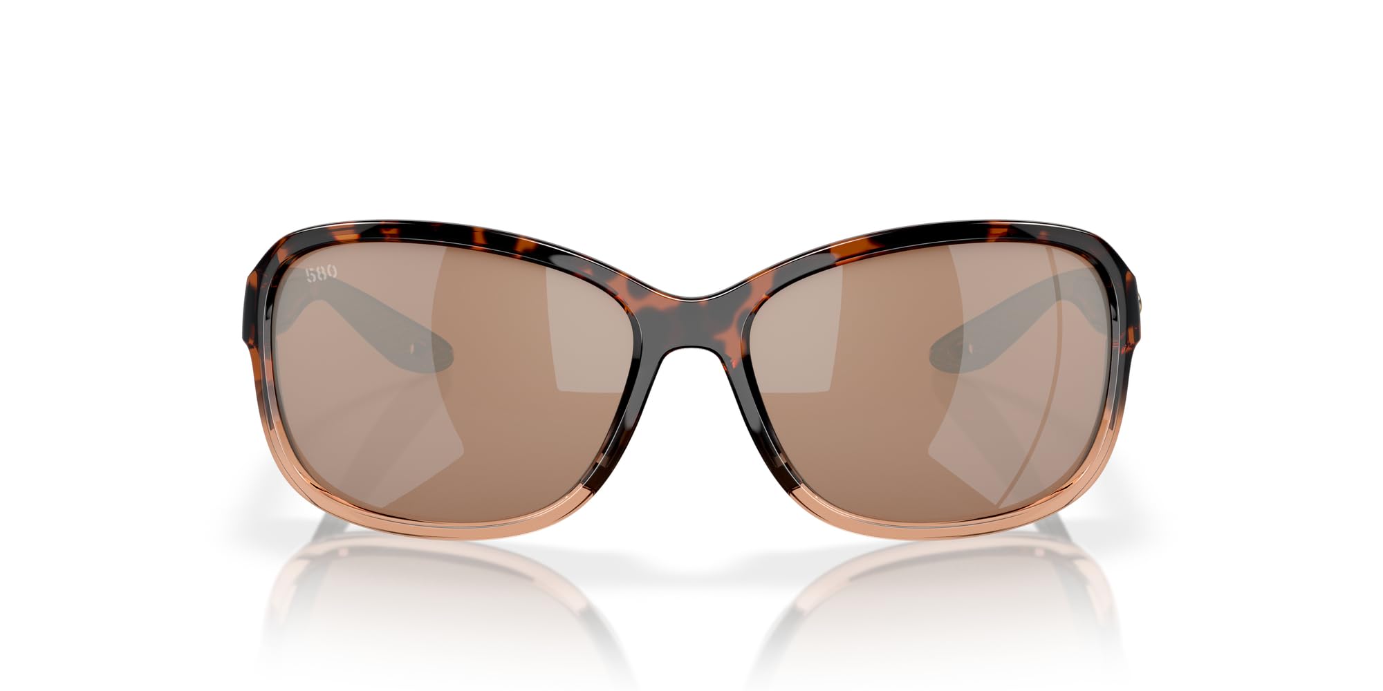 Costa Del Mar Women's Seadrift Rectangular Polarized Sunglasses – UV Protection, Lightweight & Stylish for Beach, Driving & Outdoor Activities