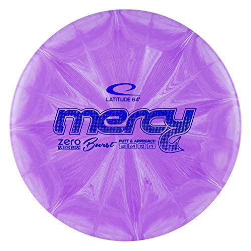 Latitude 64 Zero Medium Burst Mercy Putt & Approach Golf Disc - 173-176g | Premium Frisbee for Putting Practice & Short Game | Tournament & Recreational Use (Colors May Vary)