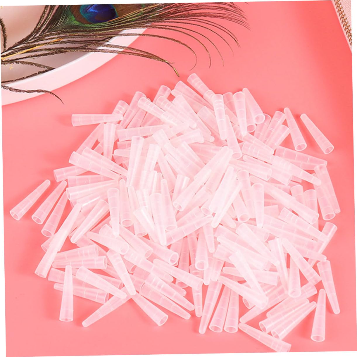 MERRYHAPY 2 Sets Professional Eyelash Extension Tweezers Cover - Protective Sleeve & Headgear for Precision Lash Tools - White (Perfect for Salon, Home Use & Travel)