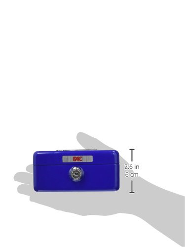 Blue Cash Box Number 0 (17002) - Secure Money Storage for Small Businesses, Events & Home Use