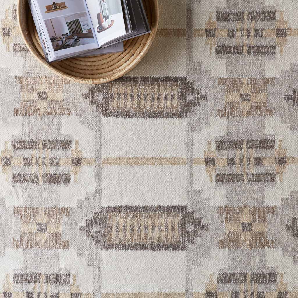 Adah Handwoven Area Rug - Soft Boho Chic Rug for Living Room, Bedroom & Nursery - Eco-Friendly & Durable Home Decor
