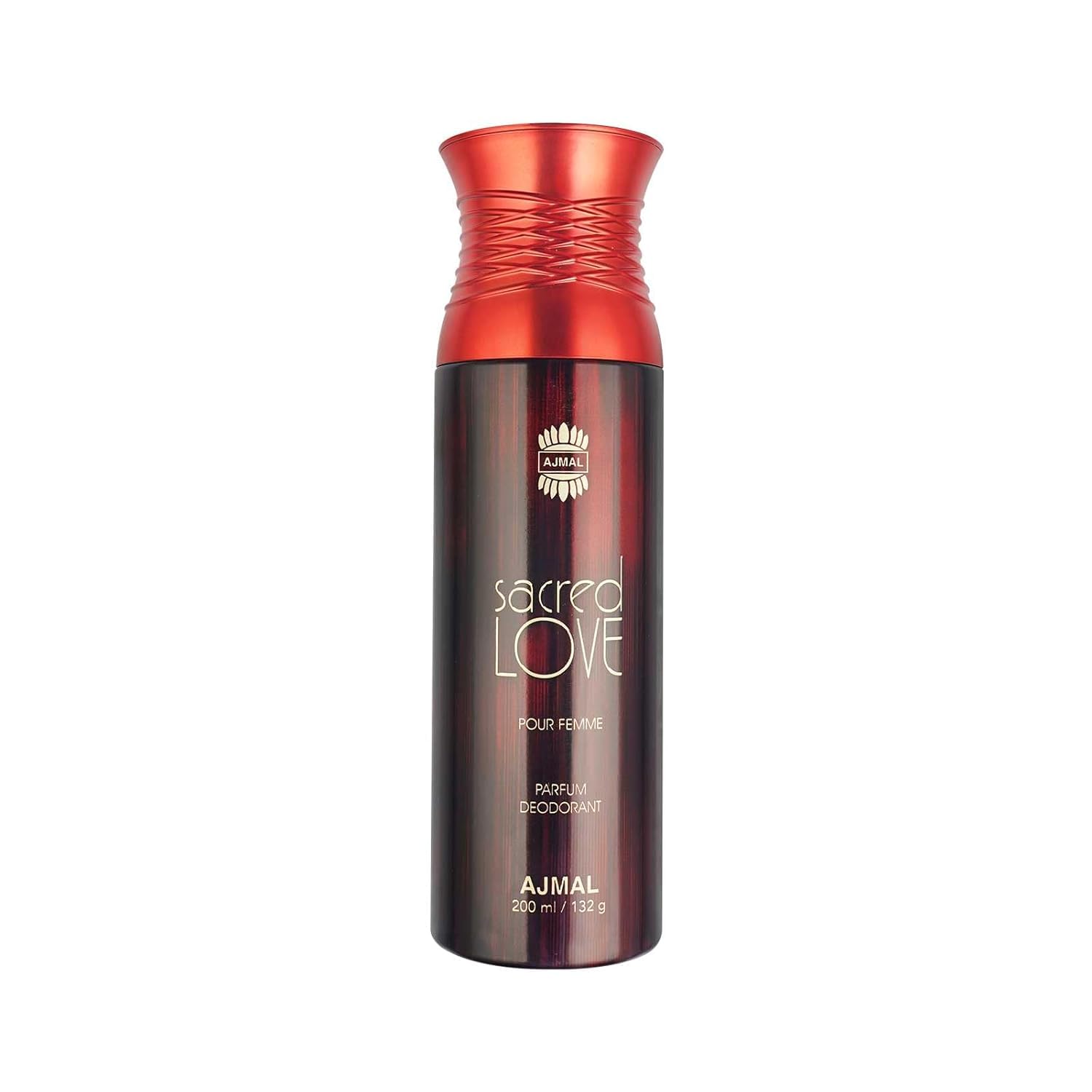 Ajmaal Sacred Love Perfume Deodorant for Women - Long Lasting Body Spray Gift Set (200ml) | Romantic Date Night & Special Occasion Fragrance