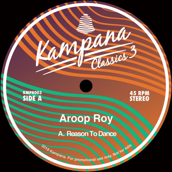 Aroop Roy & Peter Croce - Classics 3 Kampana (KMPN003) - Vintage Electronic Music Vinyl Record for DJs & Collectors - Perfect for Nightclubs, Home Listening & Music Production