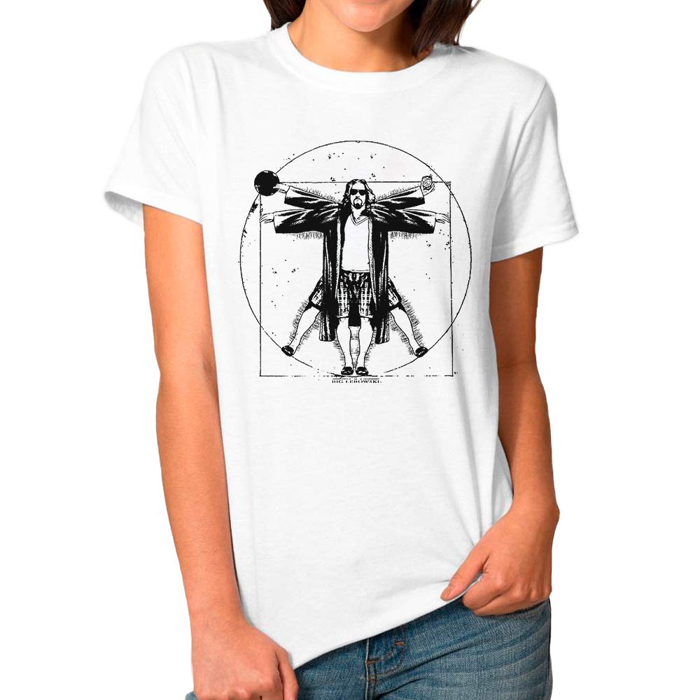 Funny Vitruvian Man Big Lebowski T-Shirt | Unique Art & Pop Culture Tee for Fans | Perfect for Casual Wear, Gifts & Movie Nights