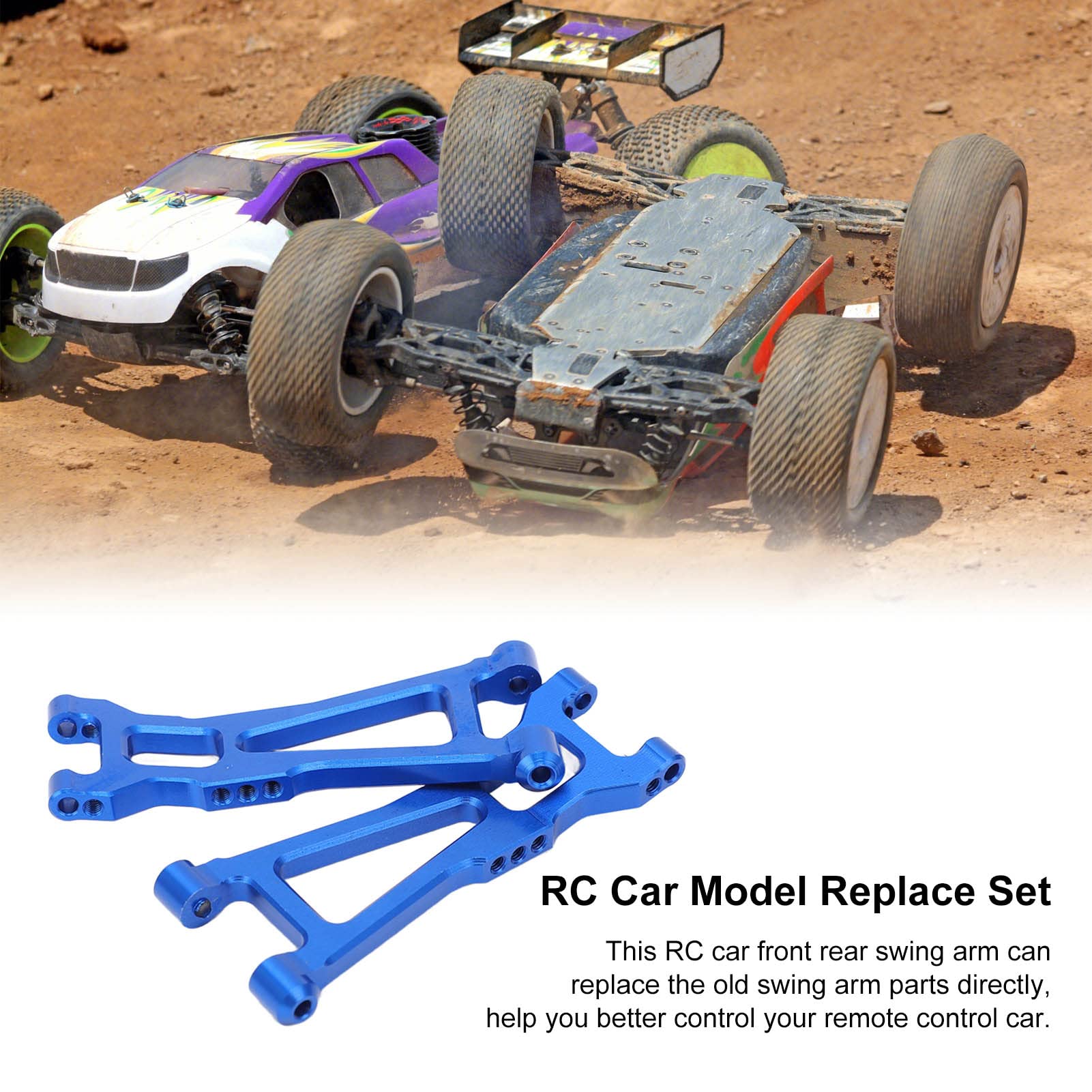 Aluminum Alloy RC Car Swing Arm for 1/16 HBX 16889 - Off-Road Racing Upgrade
