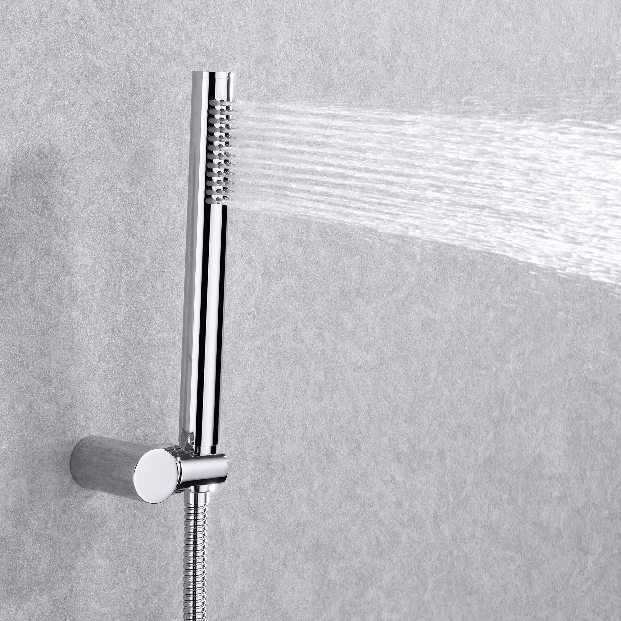Premium Tub and Shower Faucet Set S3230CI with Rain Shower System S3223CI - Luxury Bathroom Fixtures for Modern Homes, Spa-Like Shower Experience