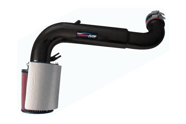 2000-2004 Dodge Dakota & 2000-2003 Durango 4.7L PowerFlow Cold Air Intake System - Wrinkle Black Finish - Performance Upgrade for Better Engine Airflow & Horsepower - Perfect for Off-Roading & Street Performance
