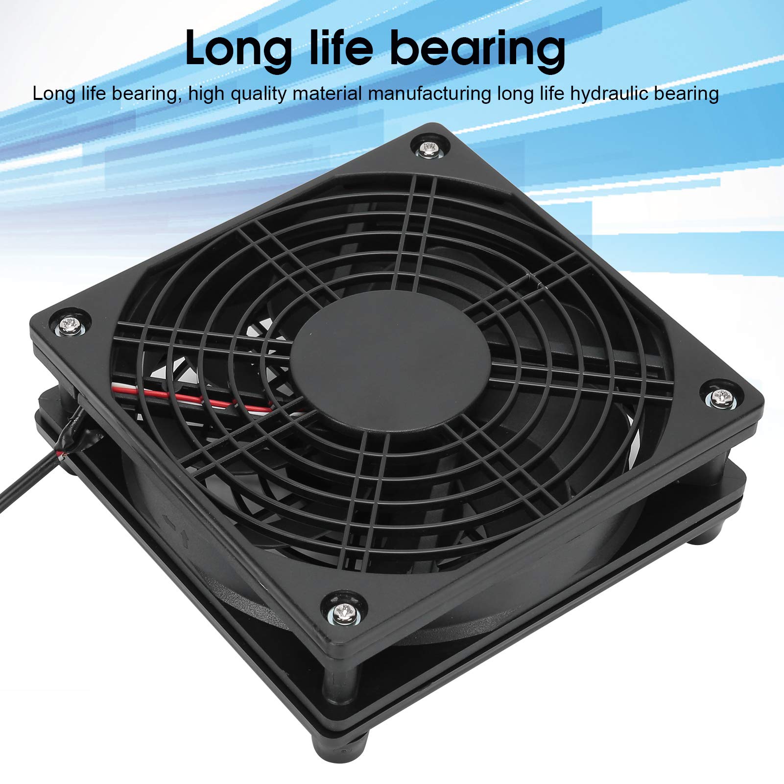 Lazmin112 2-Pack 120mm USB Computer Case Fan - Ultra Quiet 5V PC Cooling Fan for Desktop PCs | Perfect for Gaming Rigs, Workstations & Home Office Setups