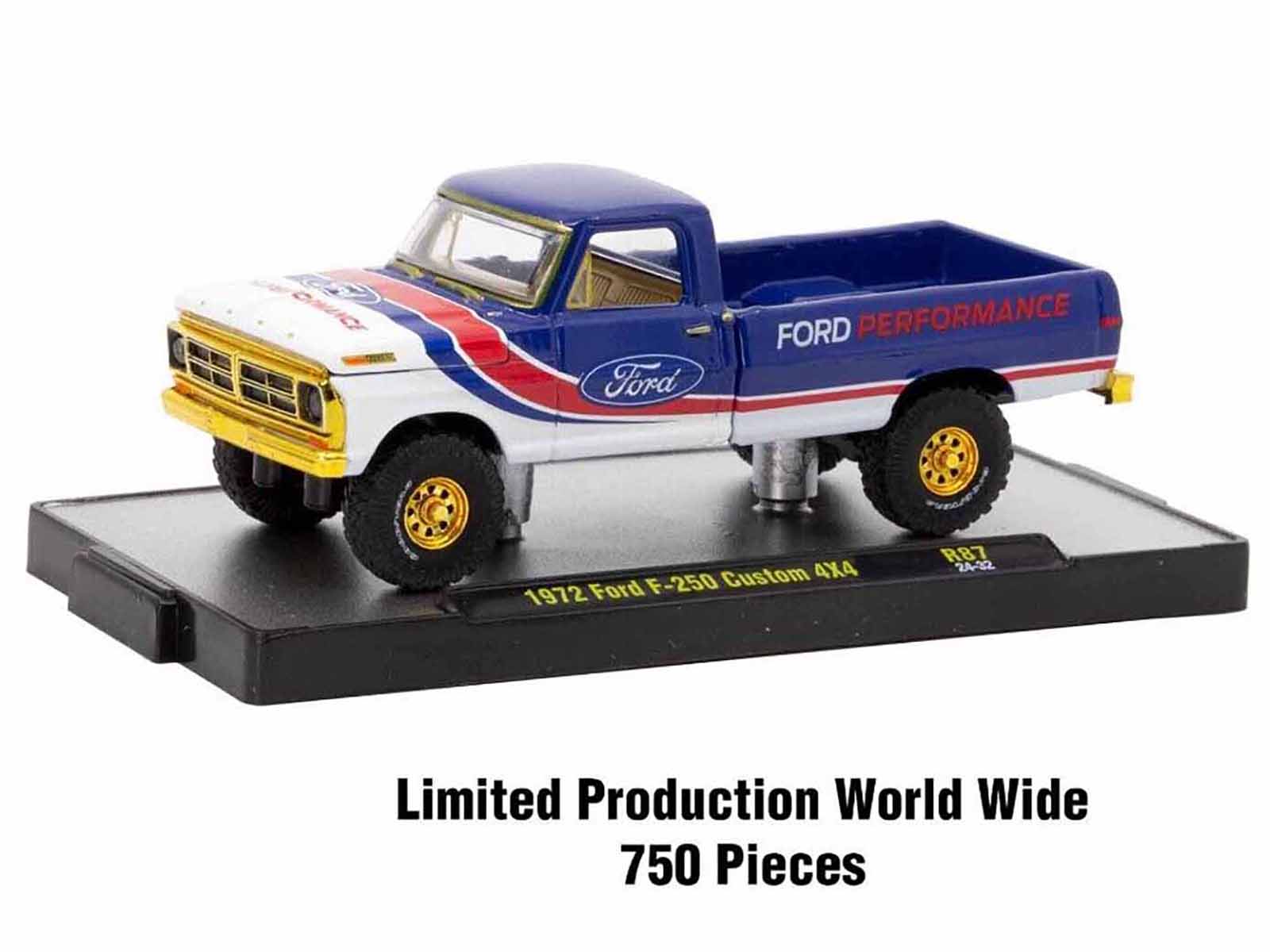 M2 Machines 1/64 Scale Diecast Model Cars - Auto Thentics 6-Piece Limited Edition Set (Release 87) in Display Cases - Collectible Miniature Vehicles for Display, Gifts & Car Enthusiasts