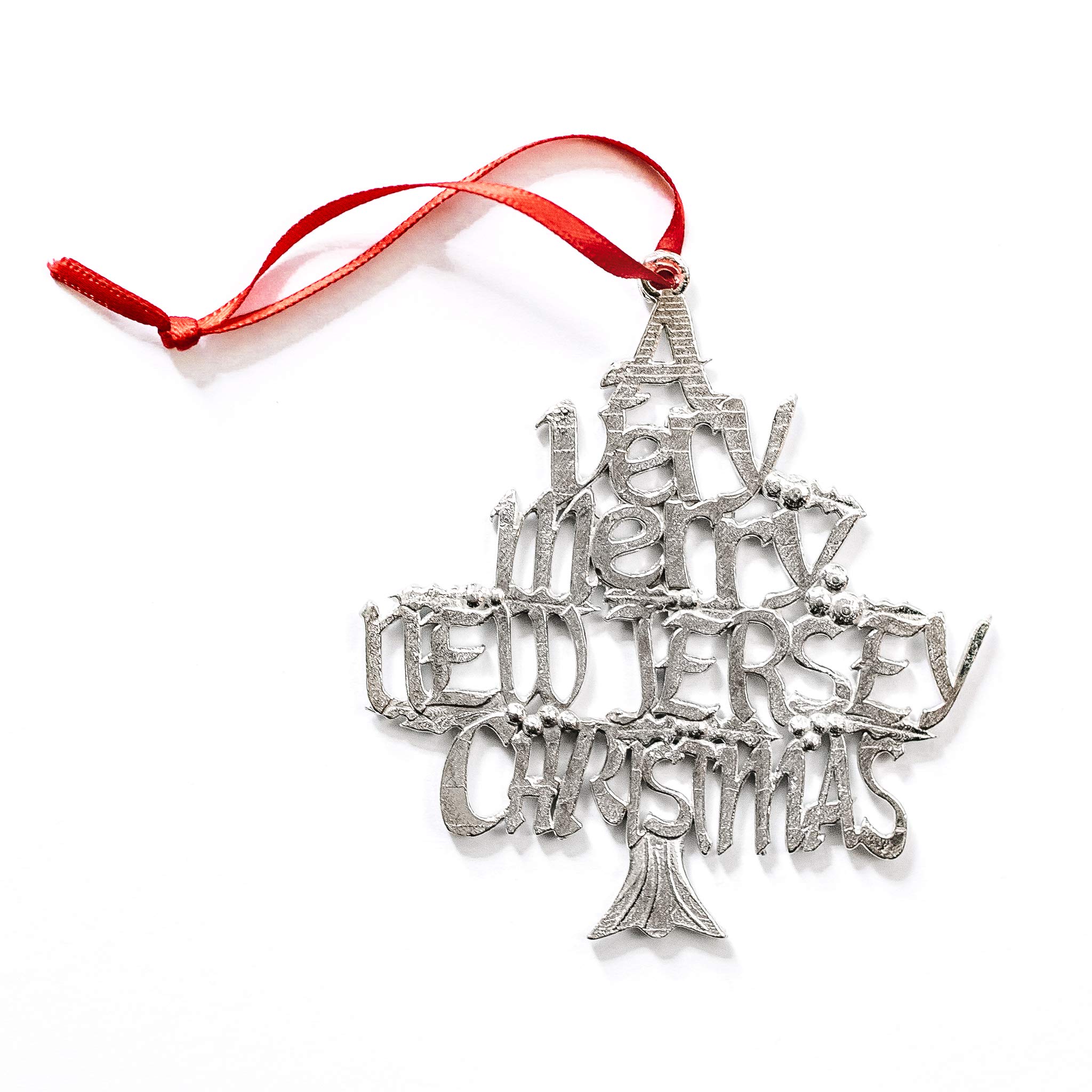 Handmade New Jersey Christmas Ornaments - Unique Holiday Decorations for Tree, Home & Office - Perfect NJ Souvenirs & Gifts for Family & Friends