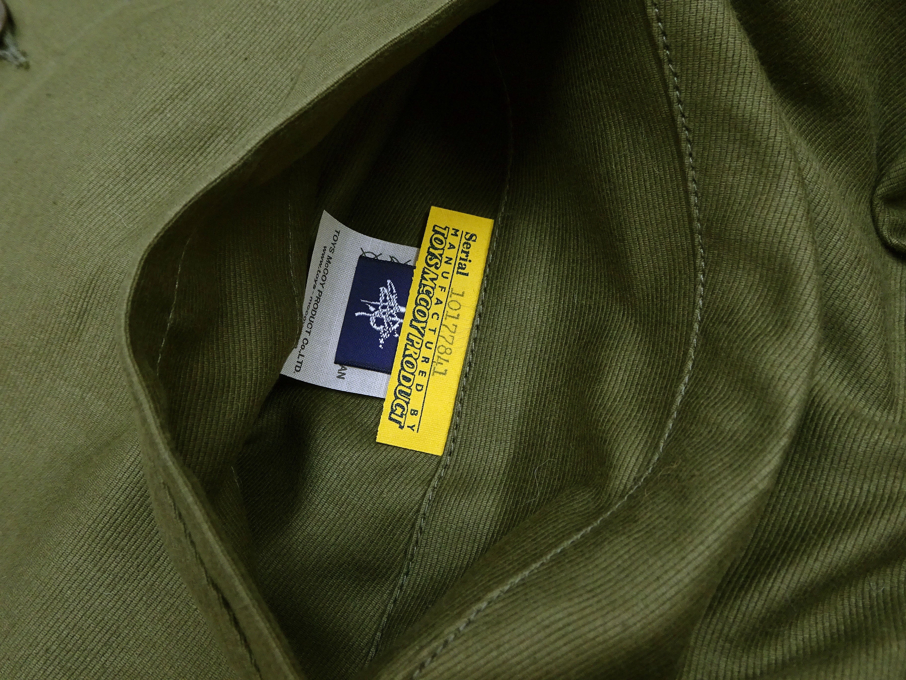 TOYS McCOY Men's US Navy N-1 Deck Jacket Reproduction - Olive TMJ2436 | Vintage Military Style Outerwear for Cold Weather & Outdoor Activities