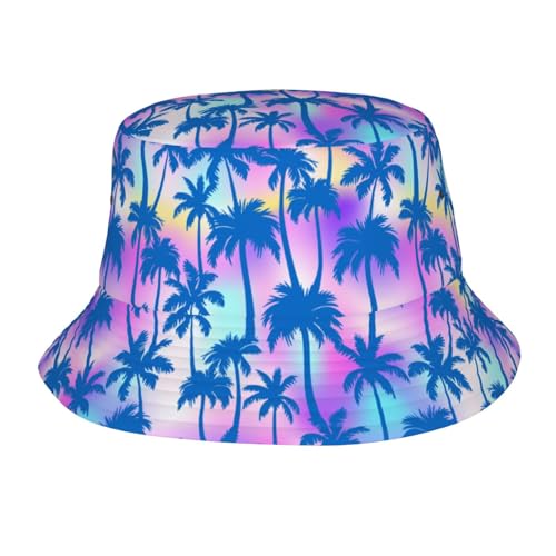 Neon Blue Palm Hawaiian