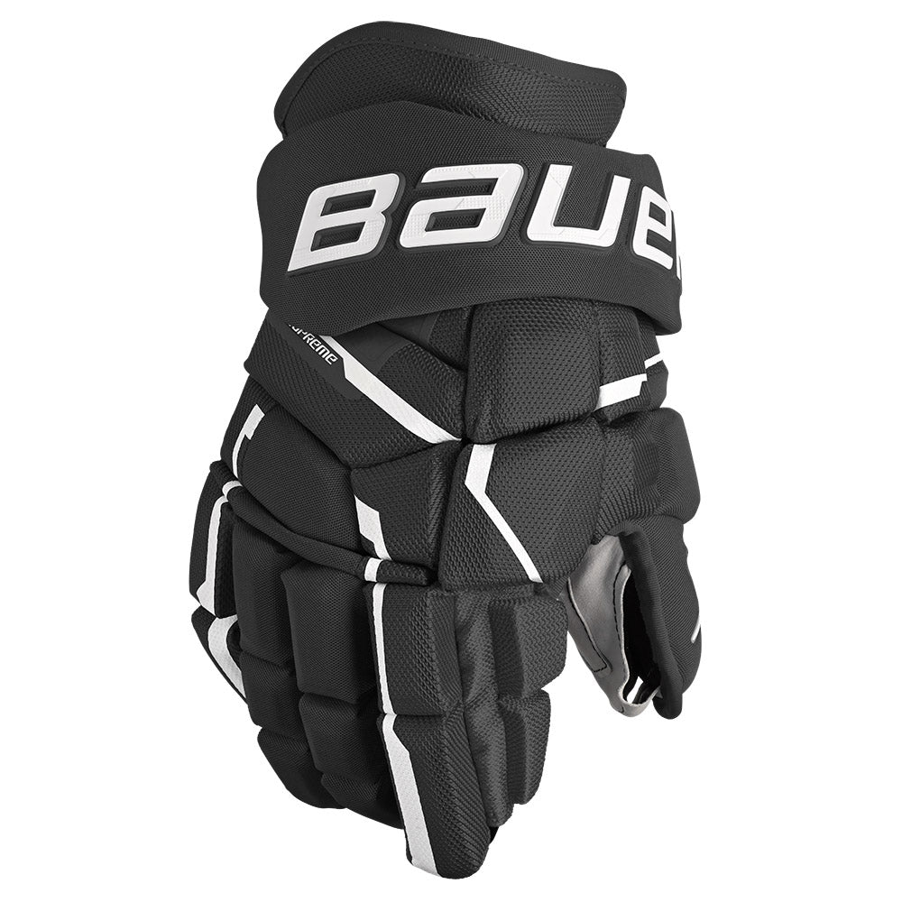 Bauer Supreme Mach Intermediate Ice Hockey Gloves - Youth & Adult Protective Gear for Hockey Players - Perfect for Games, Practice & Training Sessions