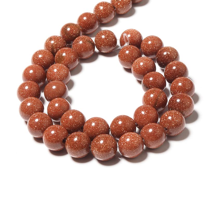 6mm Round Golden Sand Jasper Stone Beads - 60pcs Natural Beads for Jewelry Making, DIY Bracelets & Necklaces - Perfect for Boho, Handmade & Craft Projects