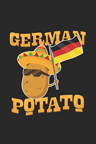 German Potato Grid Notebook - 6x9 Inches Squared Paper for Math, Engineering & Sketching | Perfect for Students, Artists & Professionals