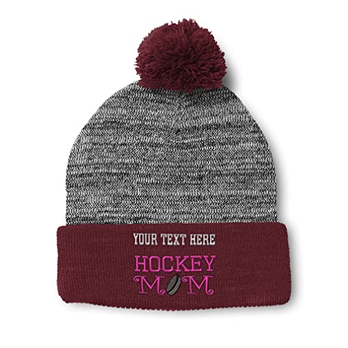 Heather Gray Burgundy Personalized Text Here