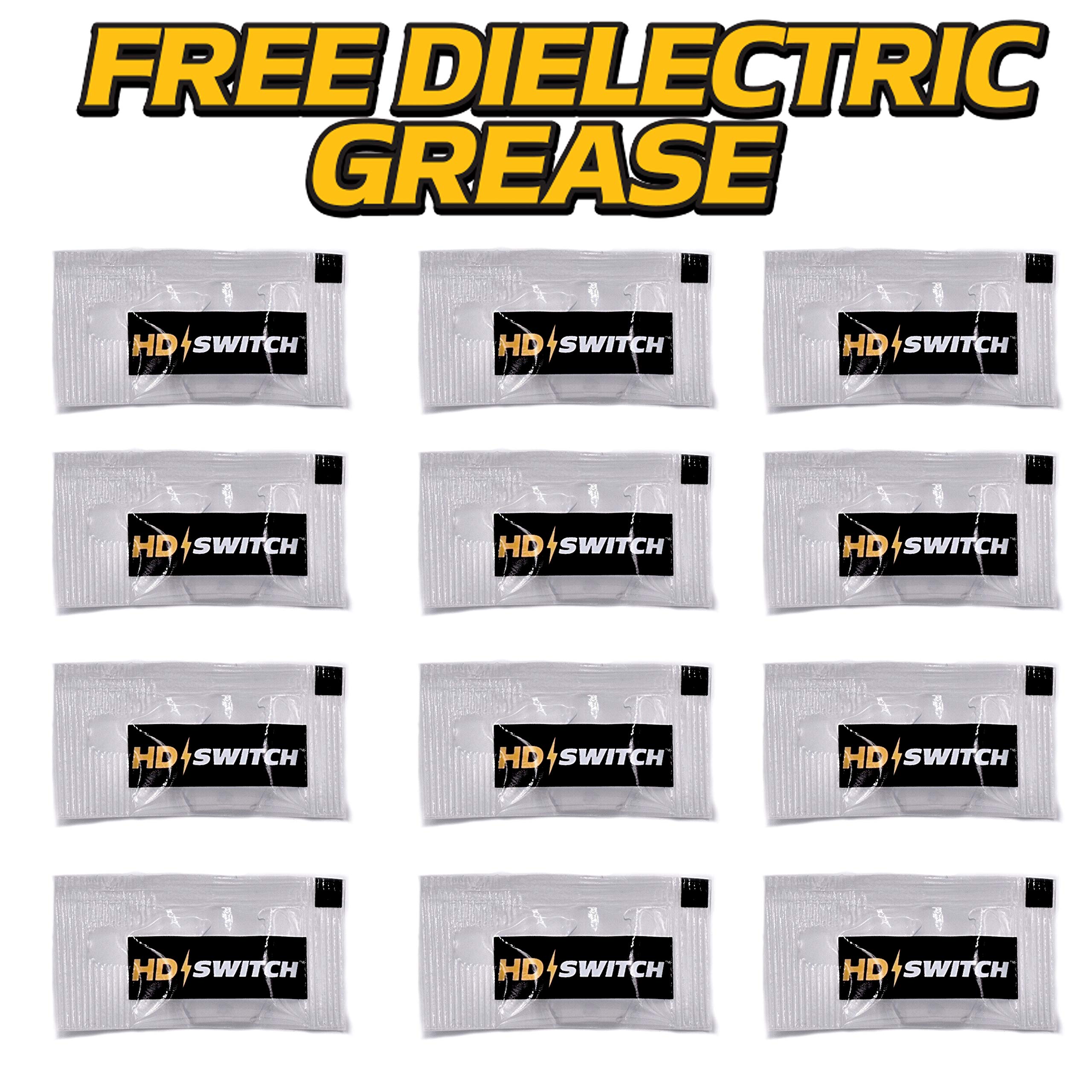 12 Pack Heavy Duty Waterproof 12V Relay with LED Indicator - 50 AMP Automotive Relay Upgrade Kit with Dielectric Grease - Compatible with John Deere AM123716 & Hella - Ideal for Tractors, Trucks, and Off-Road Vehicles